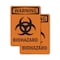 Signmission Biohazard With Symbol OSHA Warning Sign, Vinyl Decal, 7in W x 10in L, 2PK OS-2PACK-WS-D-710-V-12989 - alternate 1